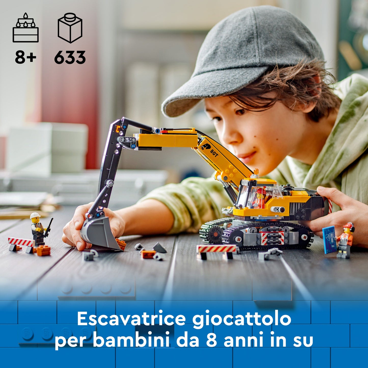 Lego - Escavatore Da Cantiere Giallo 60420