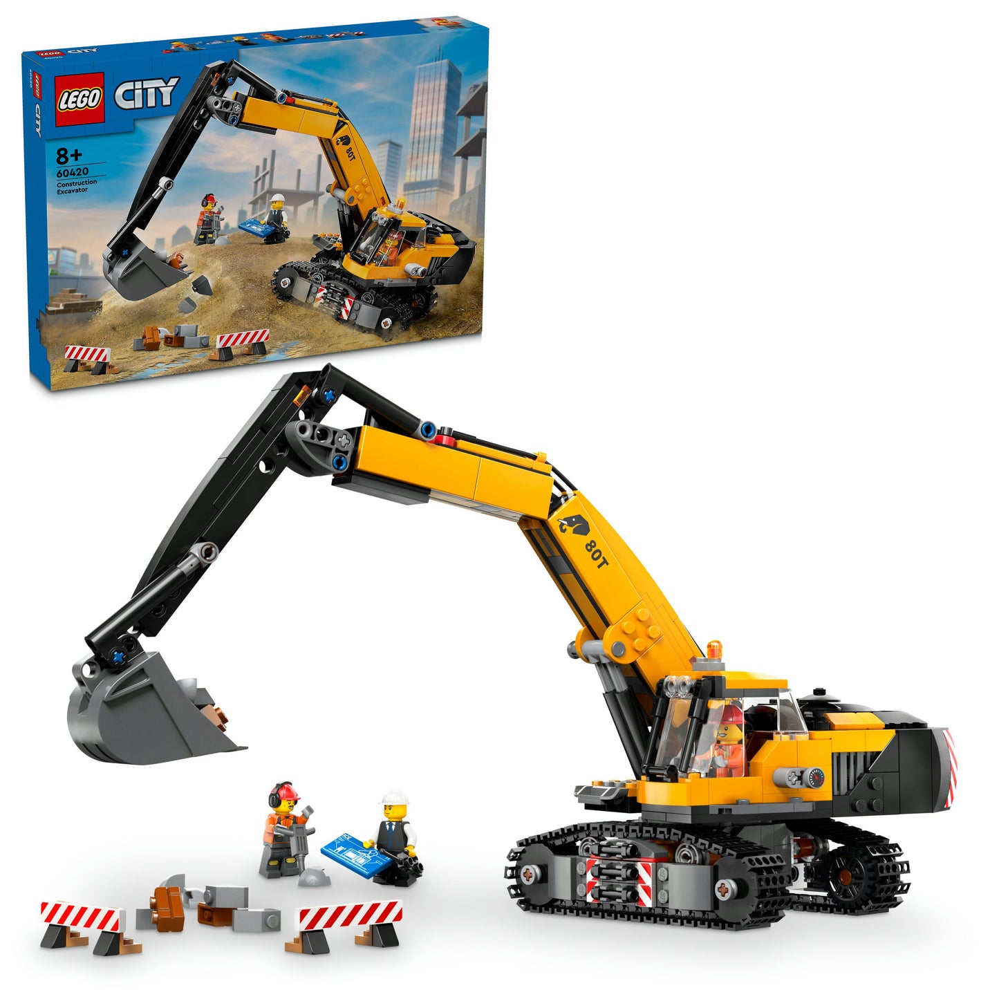 Lego - Escavatore Da Cantiere Giallo 60420
