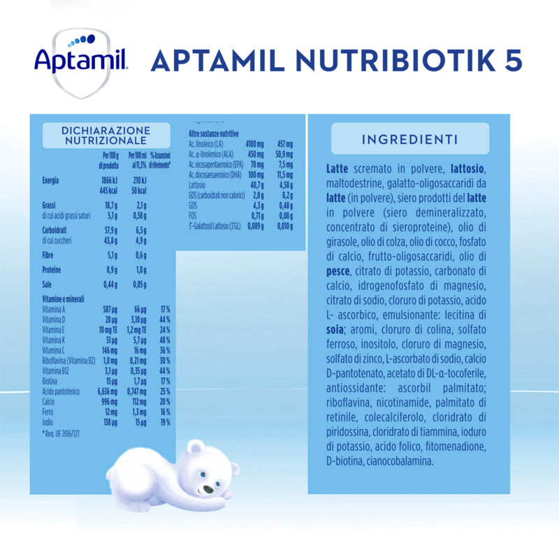 Aptamil - Aptamil 5: Confezione 830 gr