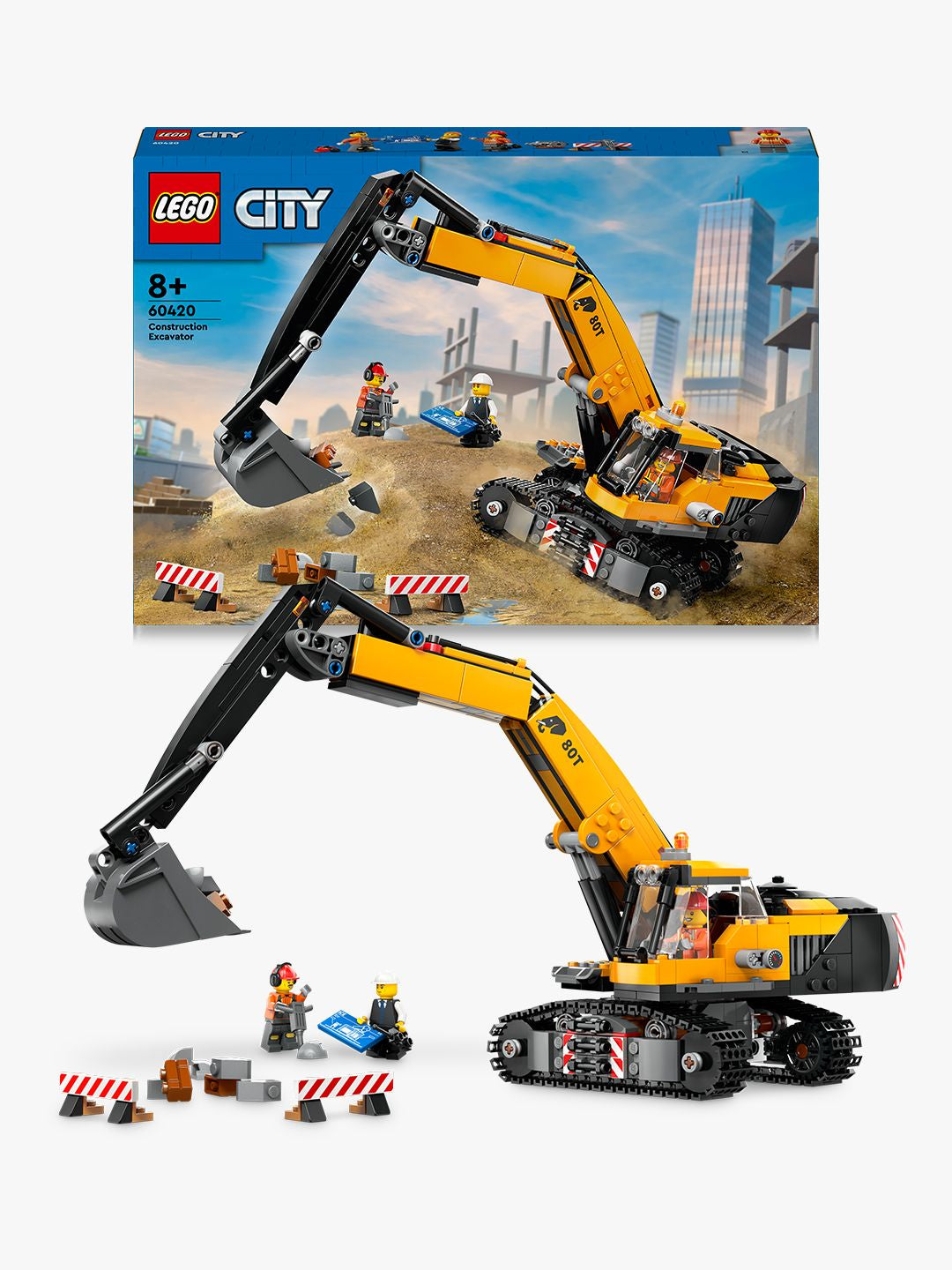 Lego - Escavatore Da Cantiere Giallo 60420