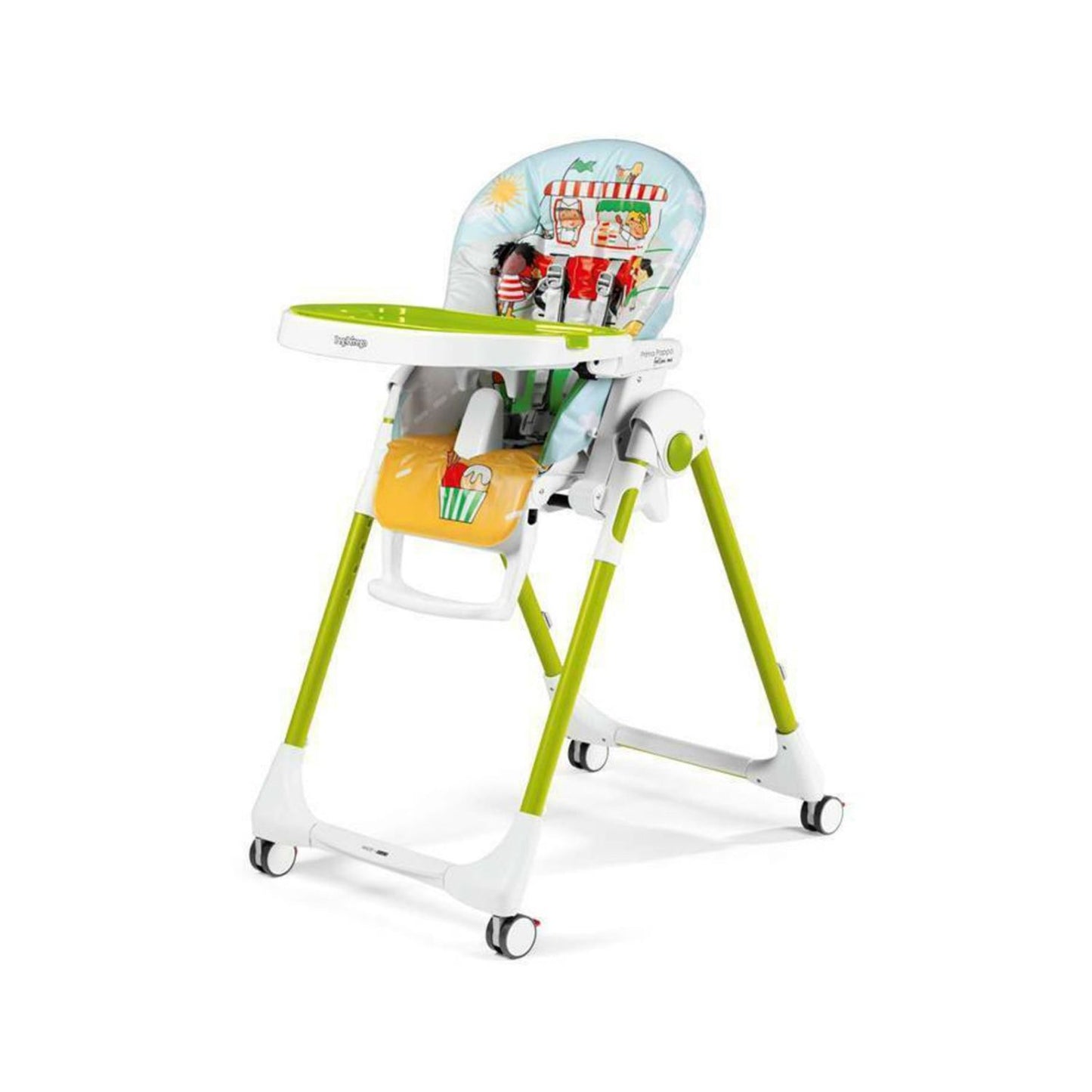 Peg Perego - Seggiolone Prima pappa Follow Me Ecopelle