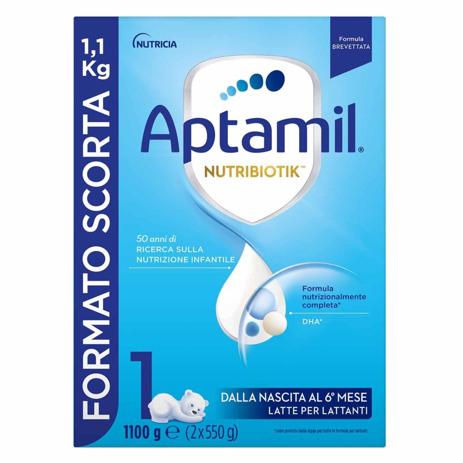 Aptamil - Latte In Polvere 1: Confezione 1100 gr (2x550gr) Iperbimbo Aptamil - Latte In Polvere 1: Confezione 1100 gr (2x550gr) Iperbimbo