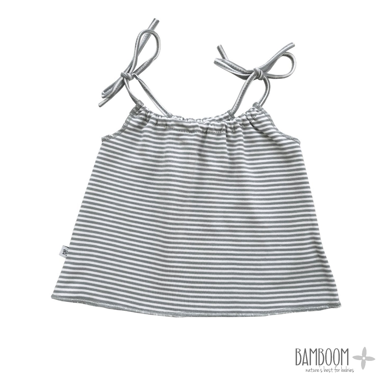 Bamboom - Striped Sleeveless Top in Bamboo Fiber