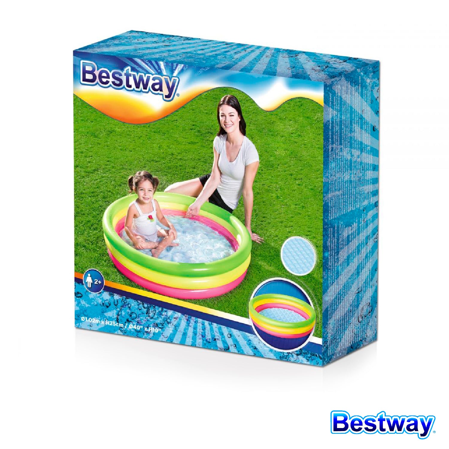 Piscina per bambini con palline - intergalattica 102x25 cm Bestway -  Kasanova