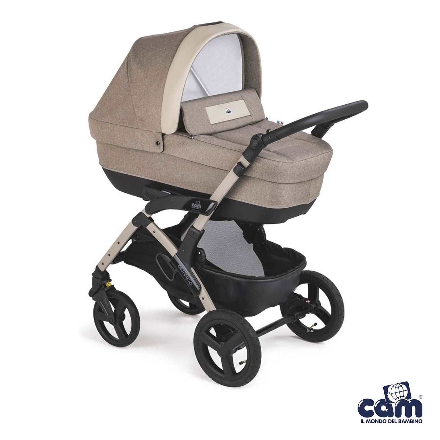 Cam - Trio Dinamico Smart + Seggiolino Auto Area Zero+ Con Omaggio Valigetta Kit Mamma 2023