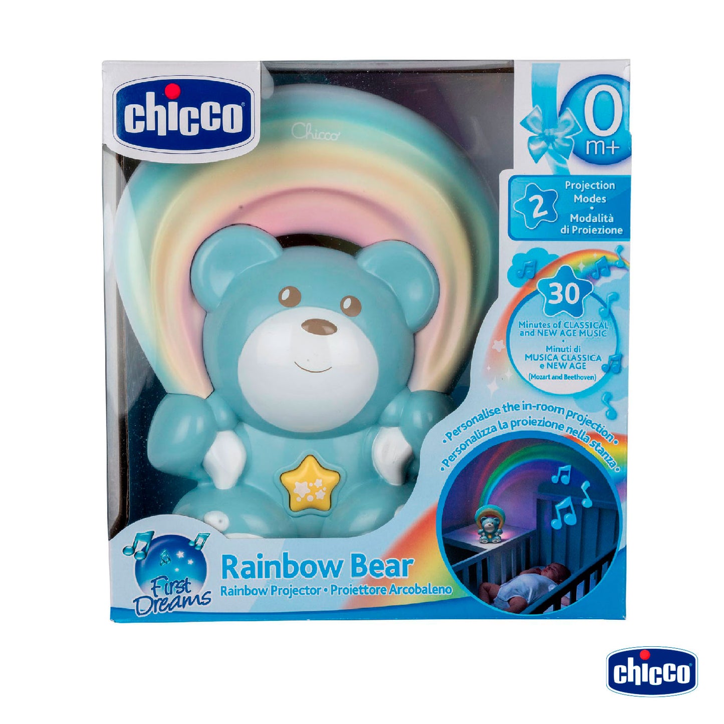 Chicco - Proiettore Orsetto Arcobaleno First Dreams