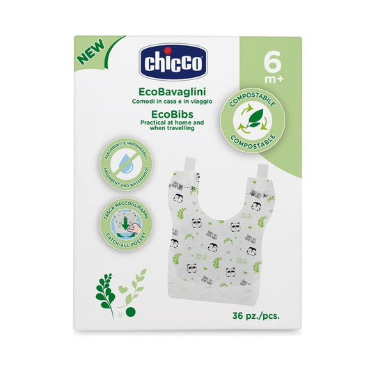 Chicco - Bavaglini monouso Easy Meal