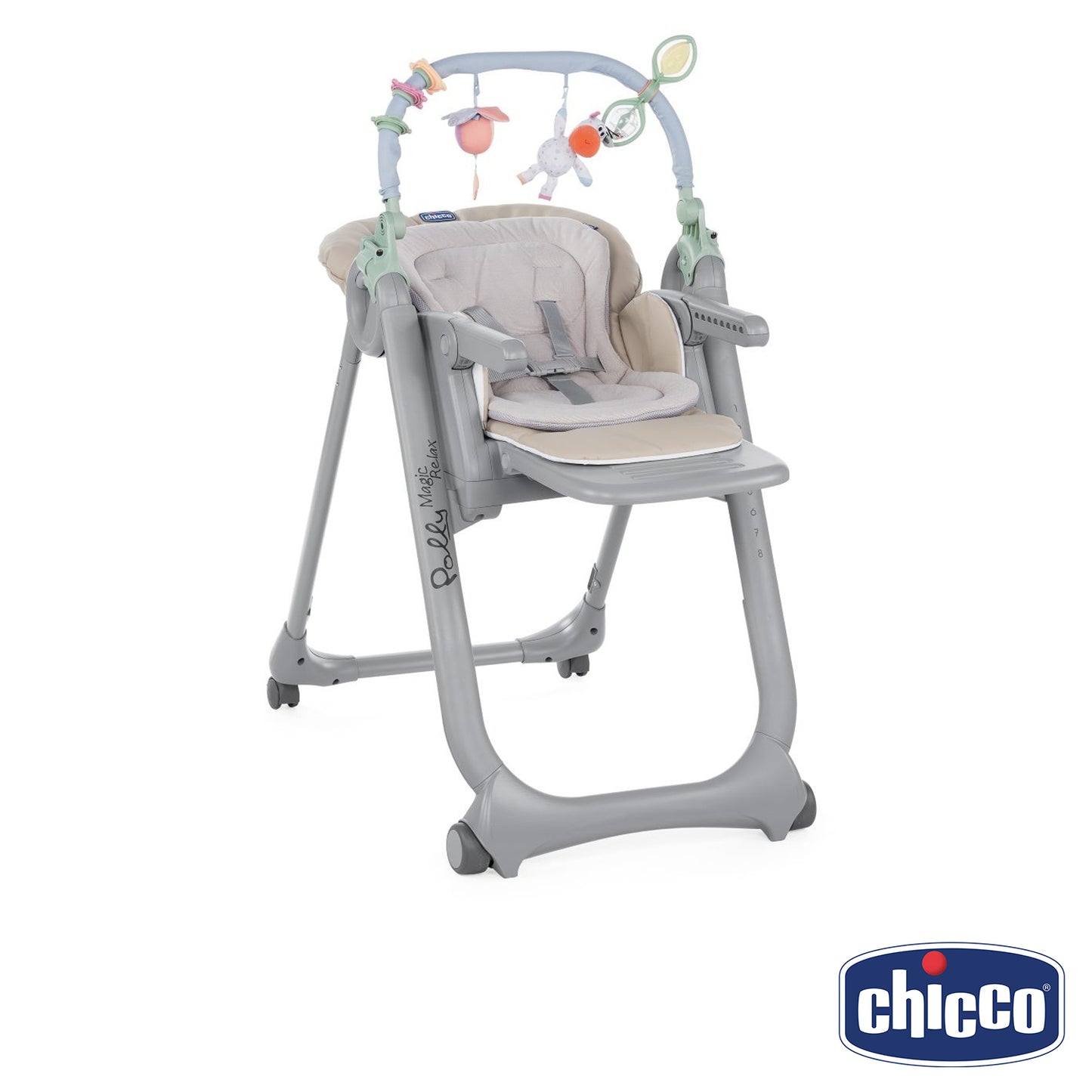 Chicco - Seggiolone Pappa Polly Magic Relax 4 Ruote