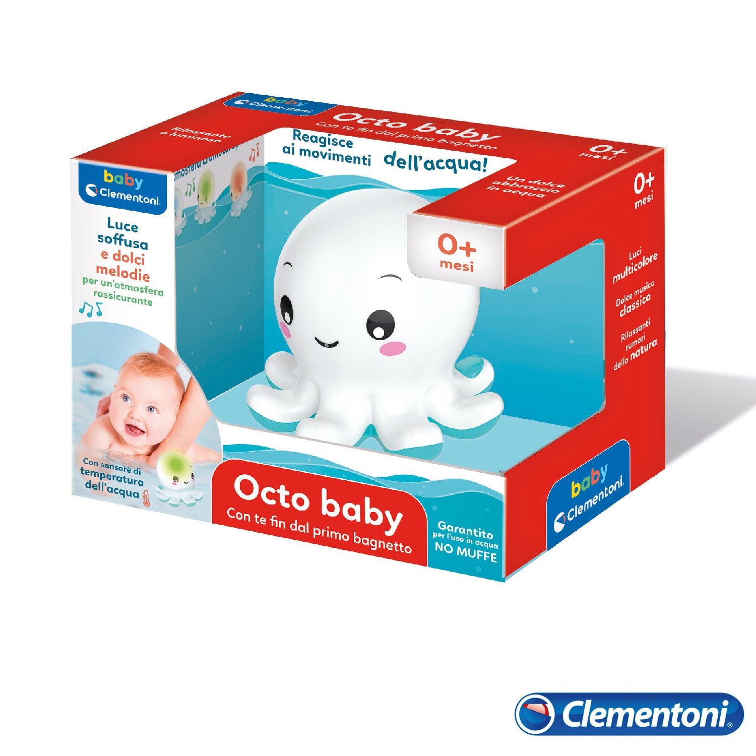 Clementoni - Baby Octopus Primo Bagnetto 17407 – Iperbimbo