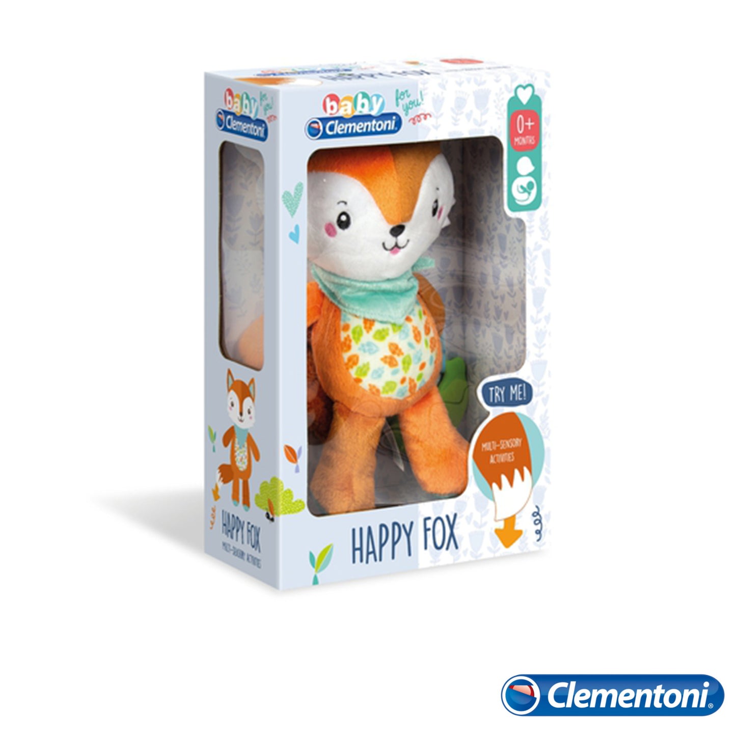 Clementoni - Happy Fox Activity Plush 17271