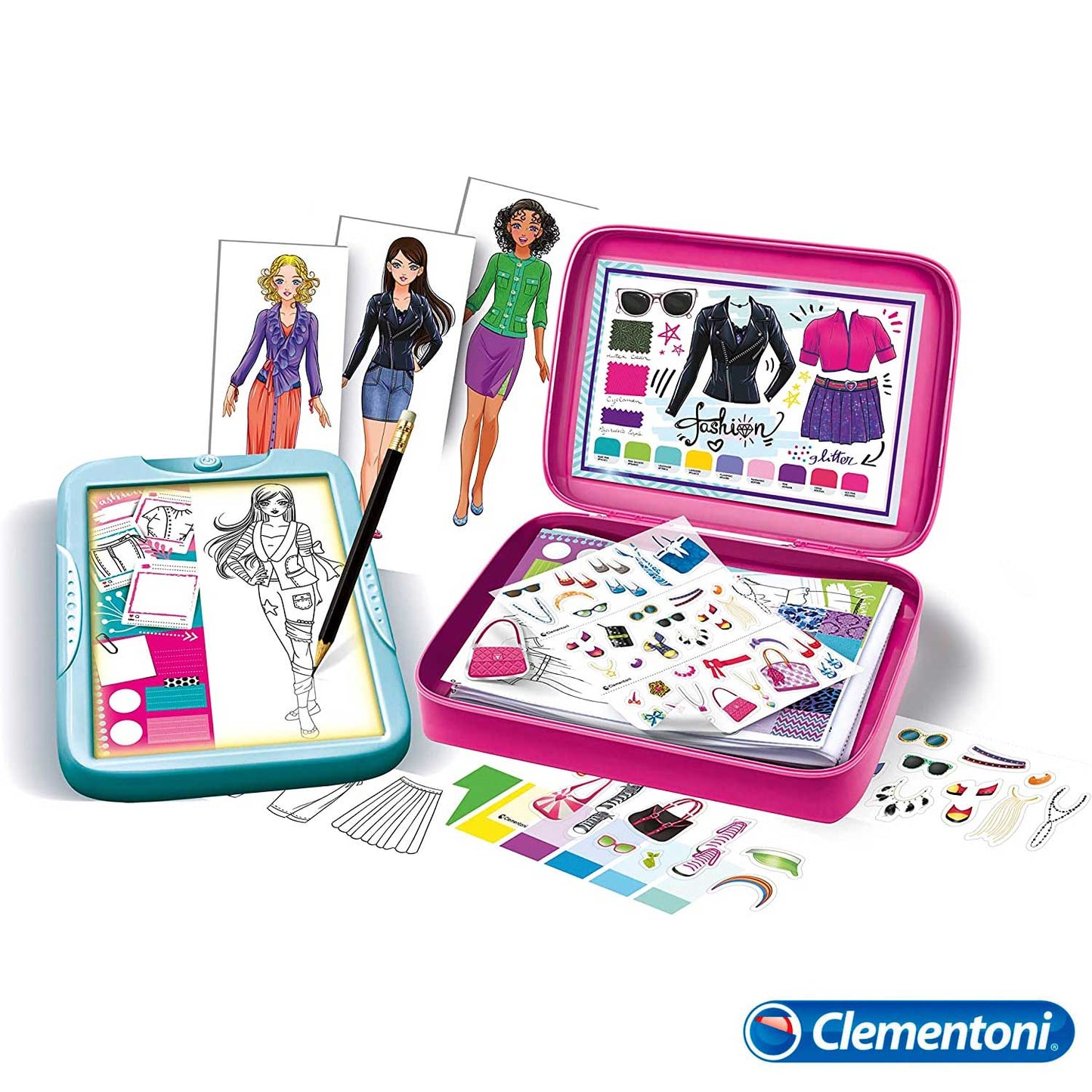 Clementoni - Idea Fahion Designer Kit di moda 18715
