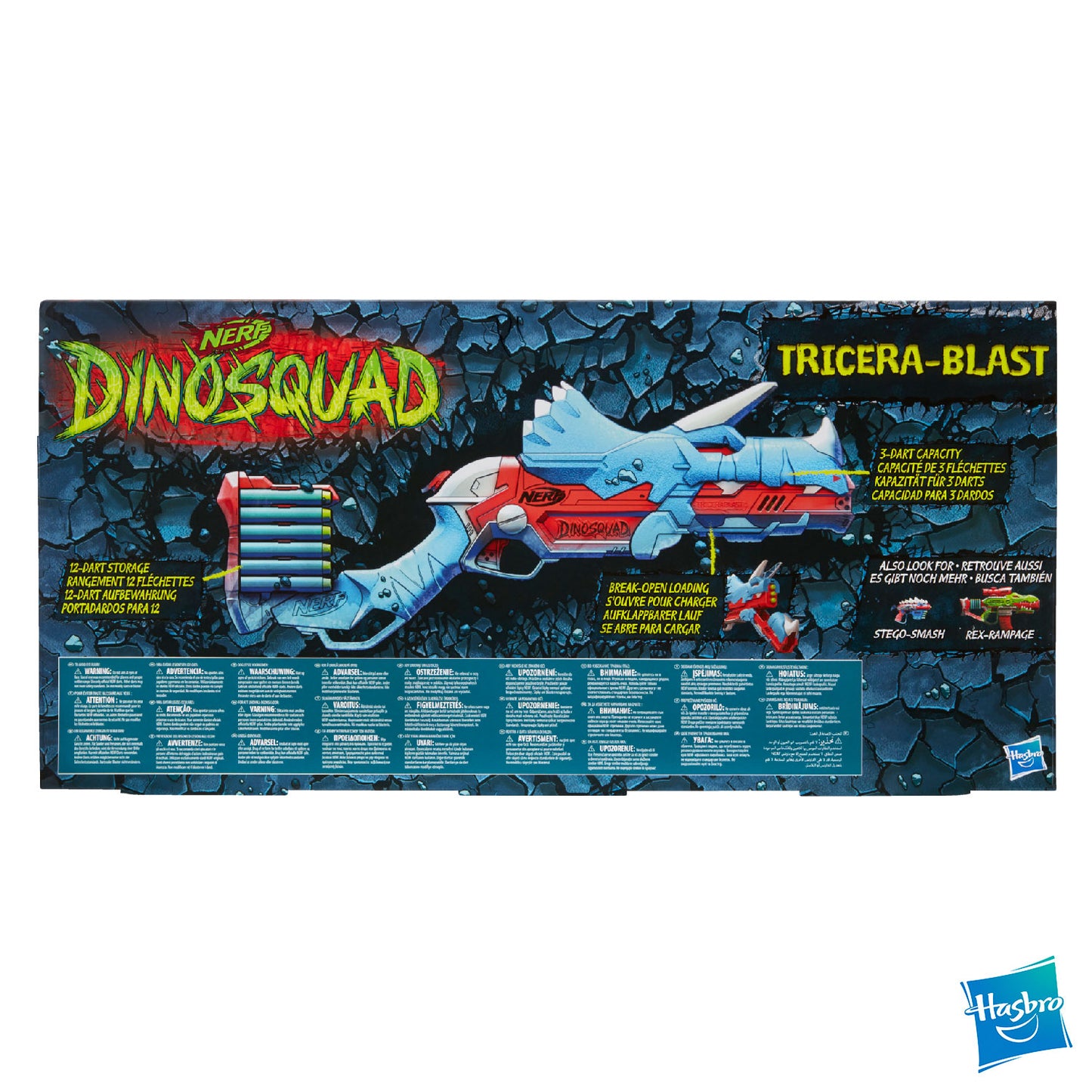 Hasbro - Nerf Dino Tricerablast F0803EU4