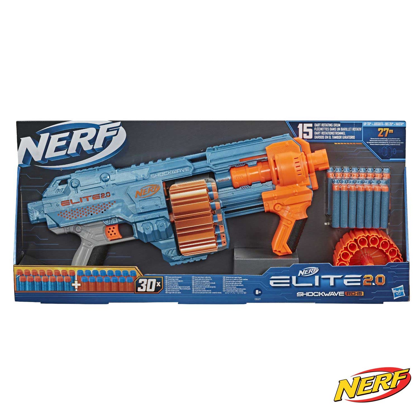 Hasbro - Nerf Elite 2.0 Shockwave Rd 15 E9527EU4