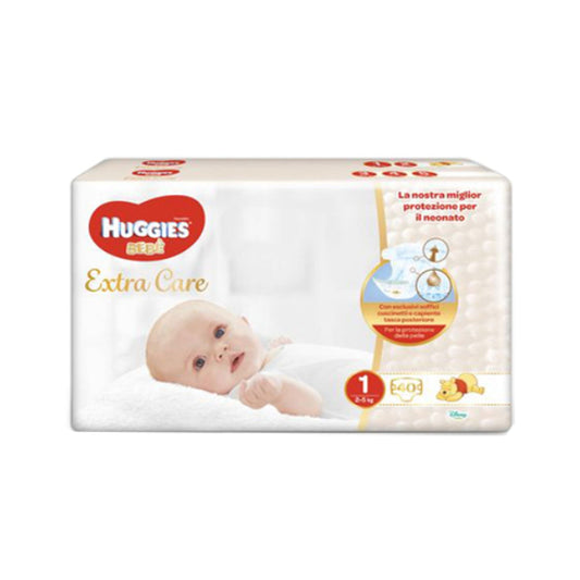 Huggies - Pannolini Extra Care Bebè Grande taglia 1