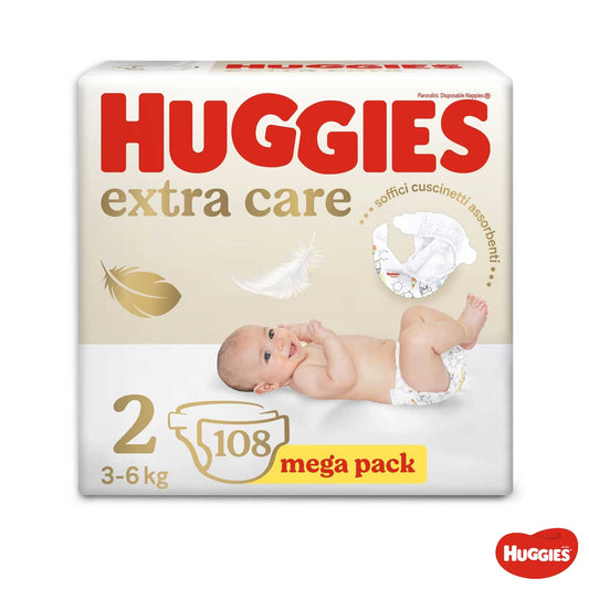 Huggies - Extra Care Megapack Taglia 2 108pz