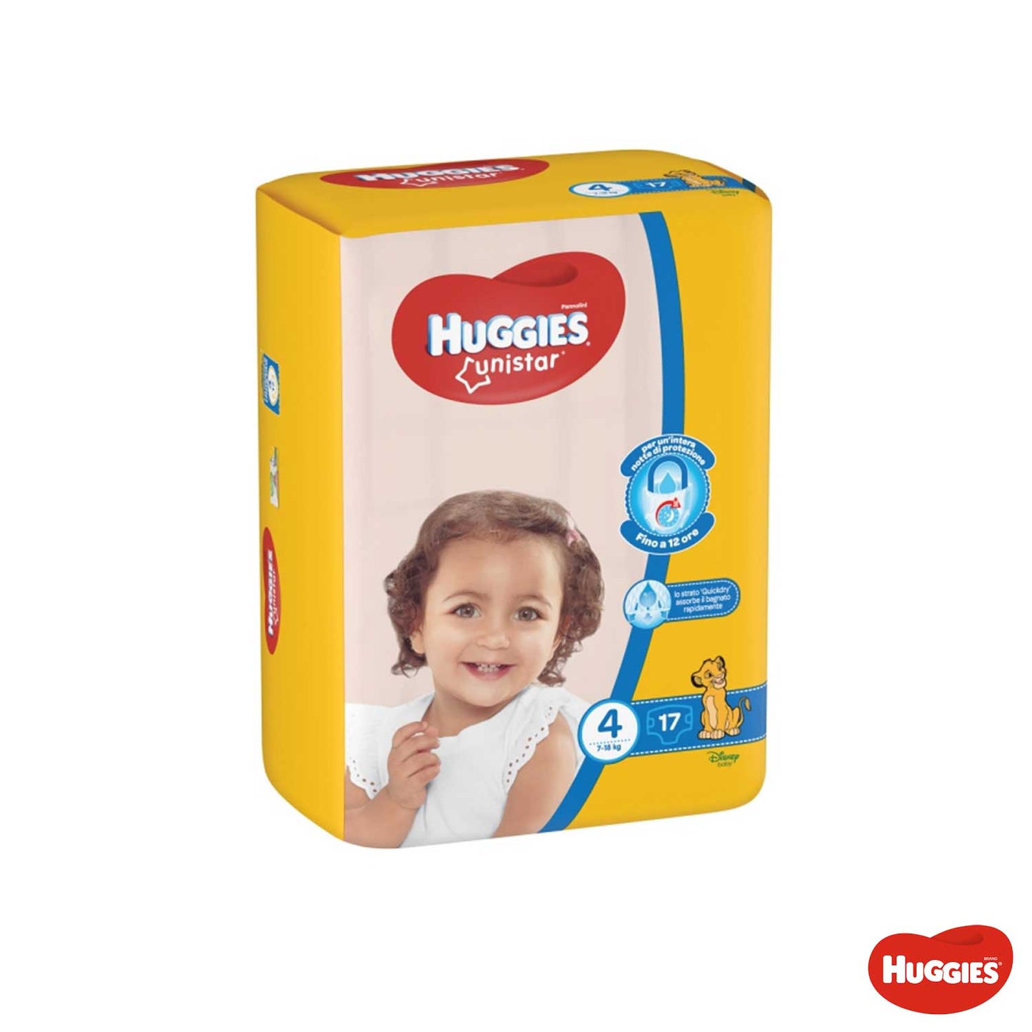 Huggies - Pannolini Unistar Taglia 4 17pz