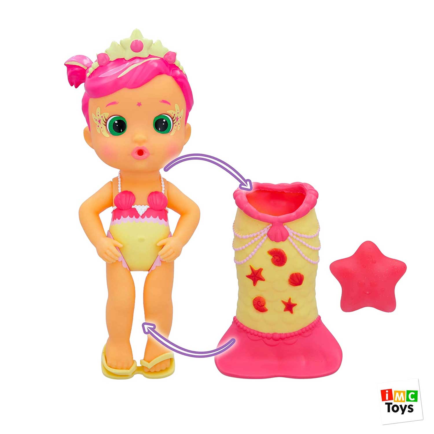 IMC Toys Bloopies Sirenetta W3 Coda Magica Luna – Iperbimbo