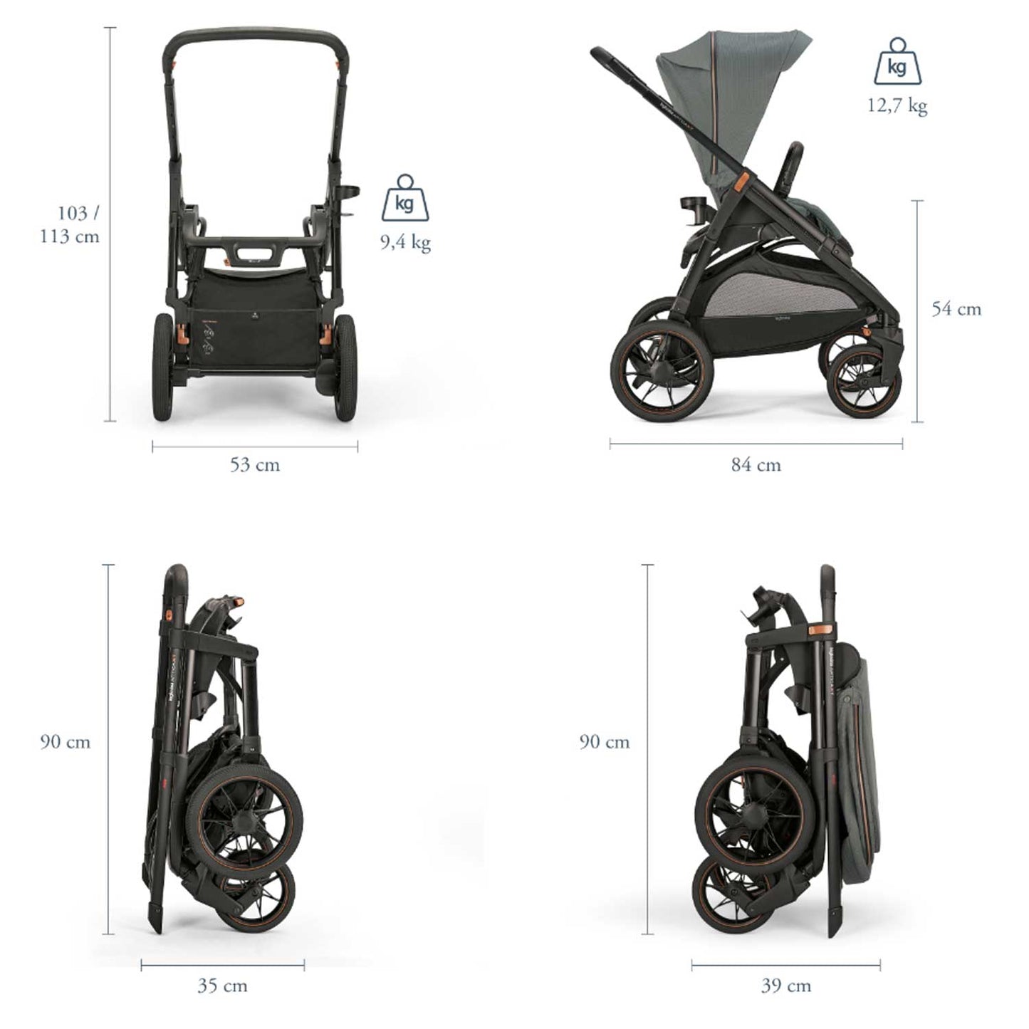 Inglesina - Trio Aptica XT System Quattro con Cab compreso Telaio + Omaggio Borsa Day Bag + Omaggio Valigetta "Kit Mamma 2023"