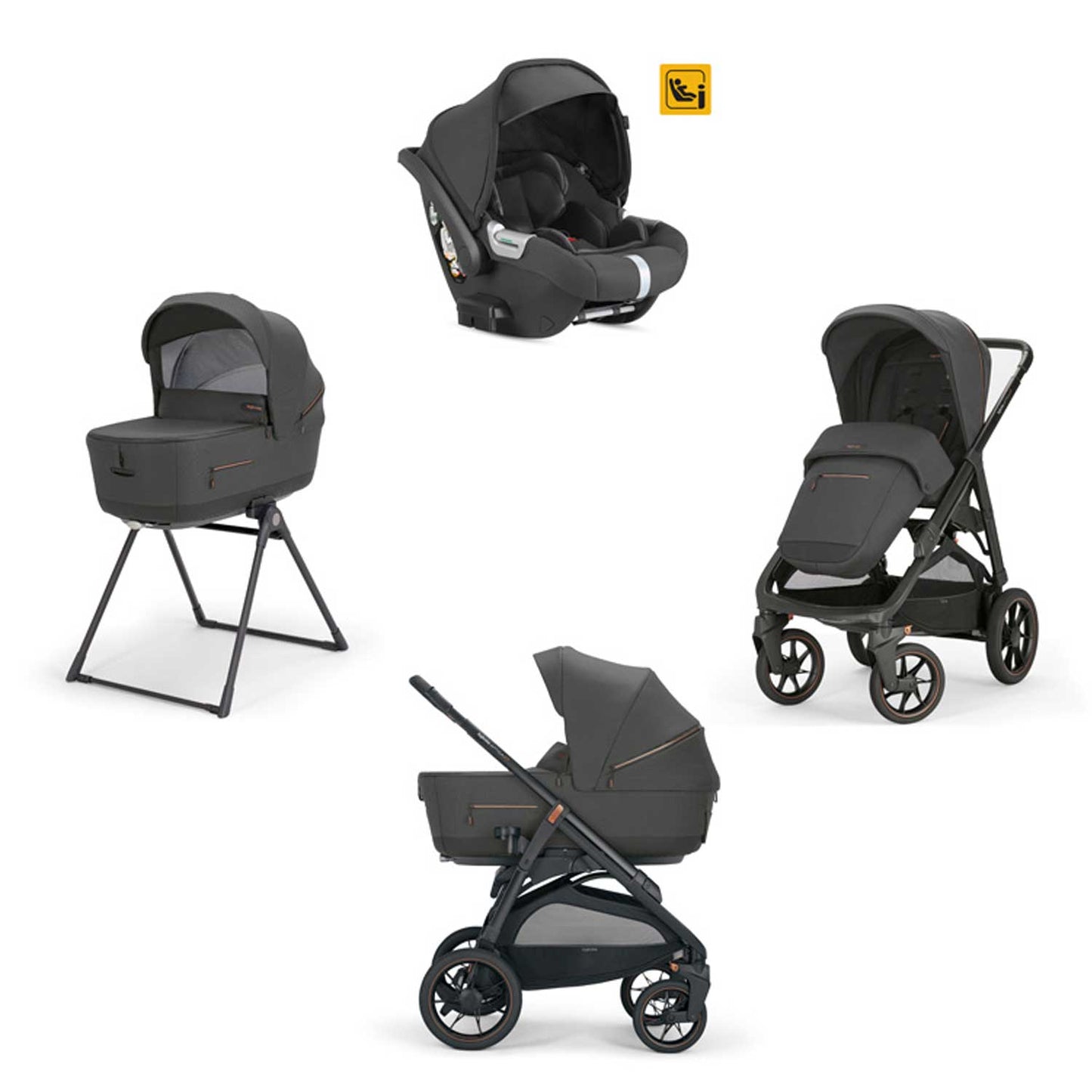 Inglesina - Trio Aptica XT System Quattro con Darwin compreso Telaio e StandUp + Omaggio Valigetta Kit Mamma 2023