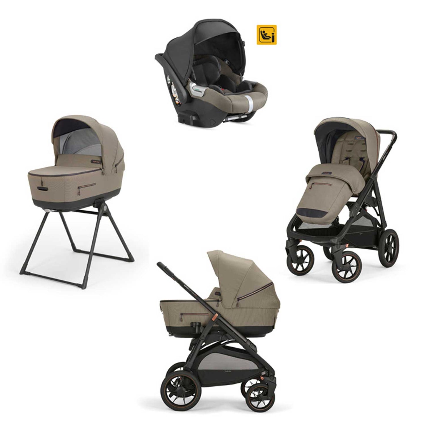 Inglesina - Trio Aptica XT System Quattro con Darwin compreso Telaio e StandUp + Omaggio Valigetta Kit Mamma 2023