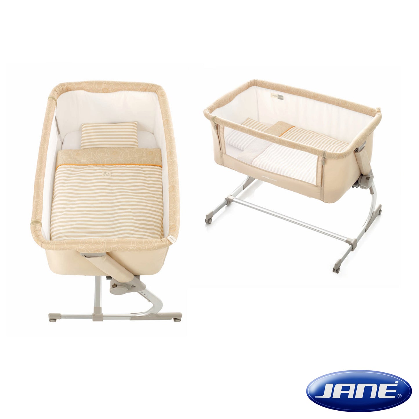 Janè - Culla Cosleeping Baby Side II Con Materasso+Copripiumone+Cuscino