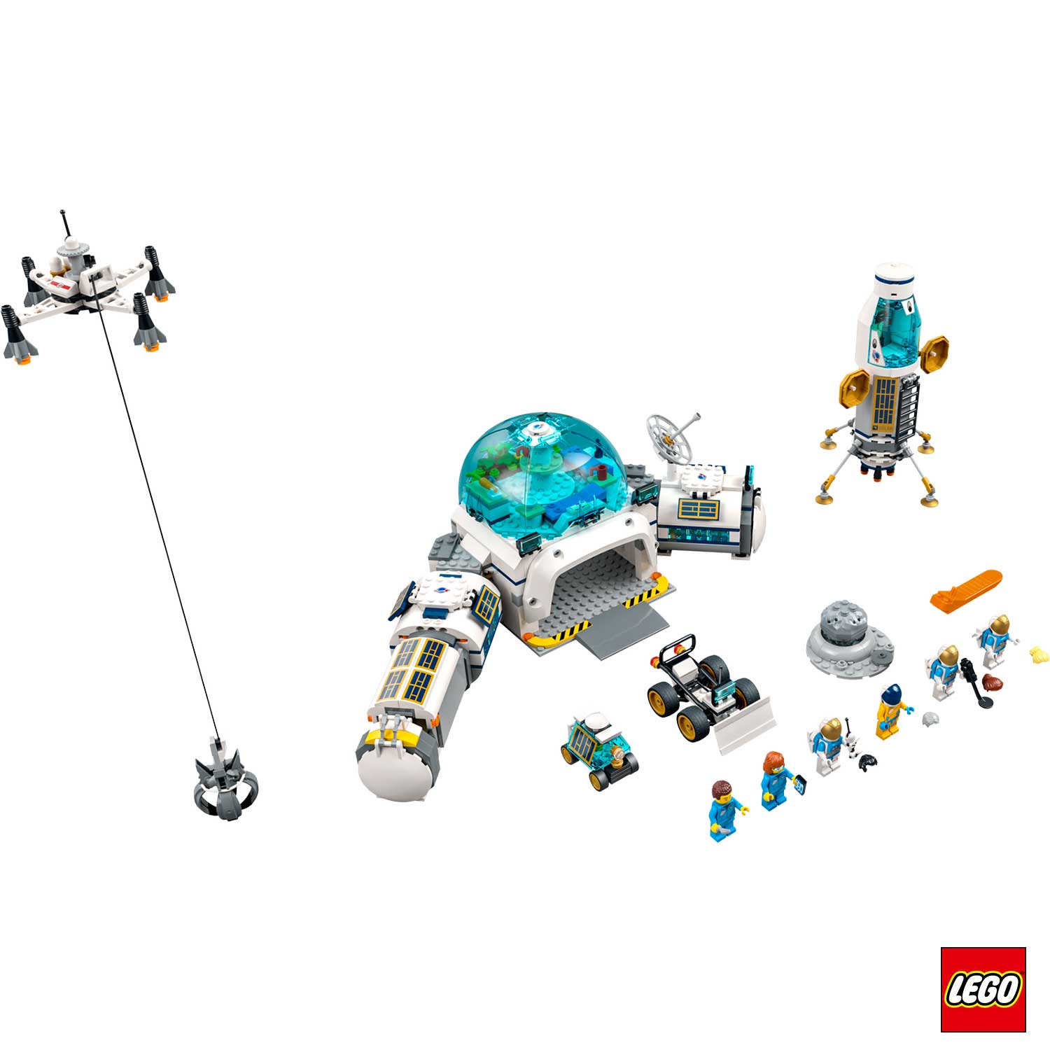 Lego - City® Space Port Base di ricerca lunare 60350