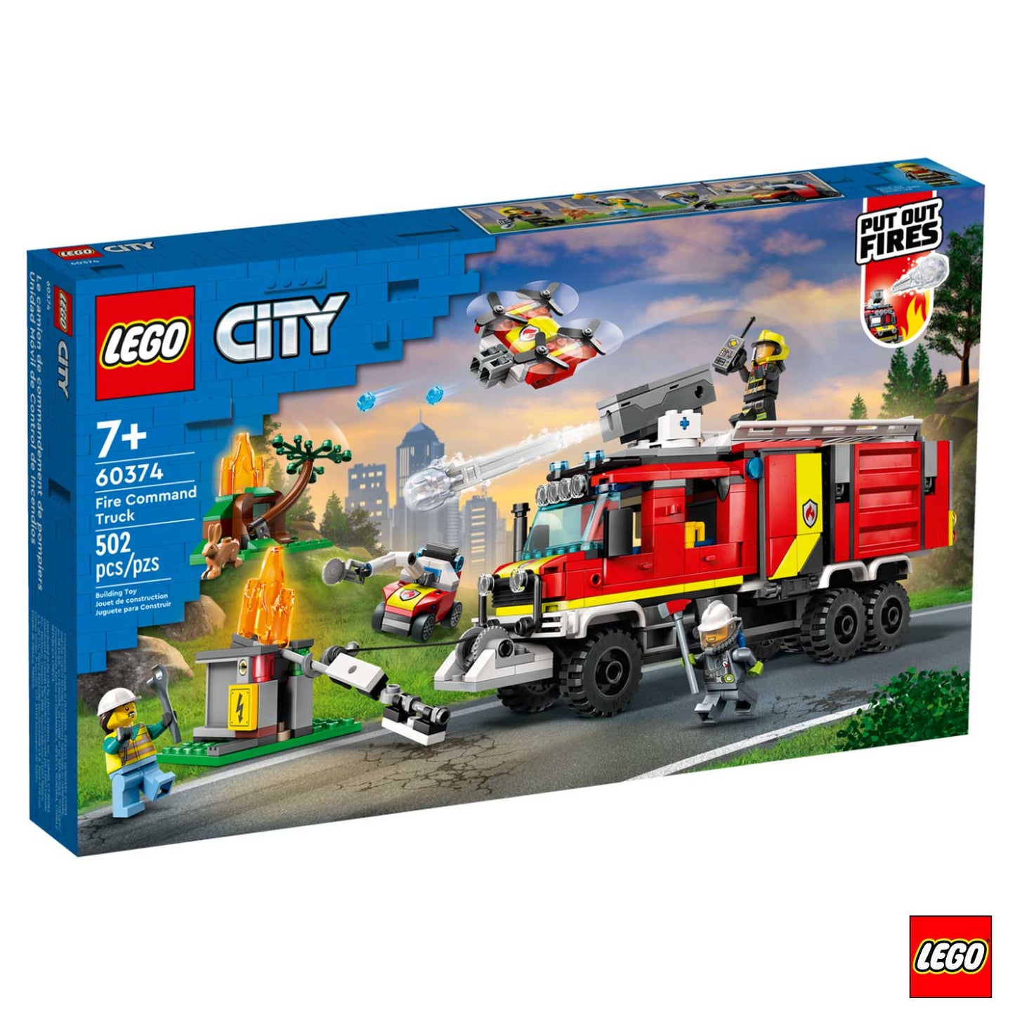 Lego - City Autopompa dei vigili del fuoco 60374