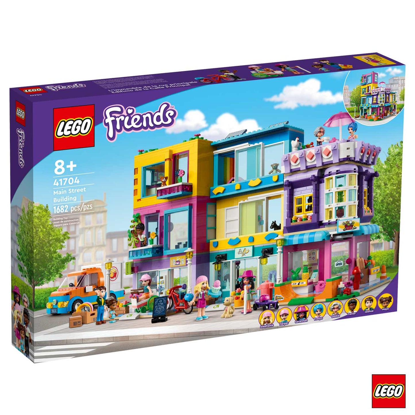 Lego - Friends Edificio Della Strada Principale 41704