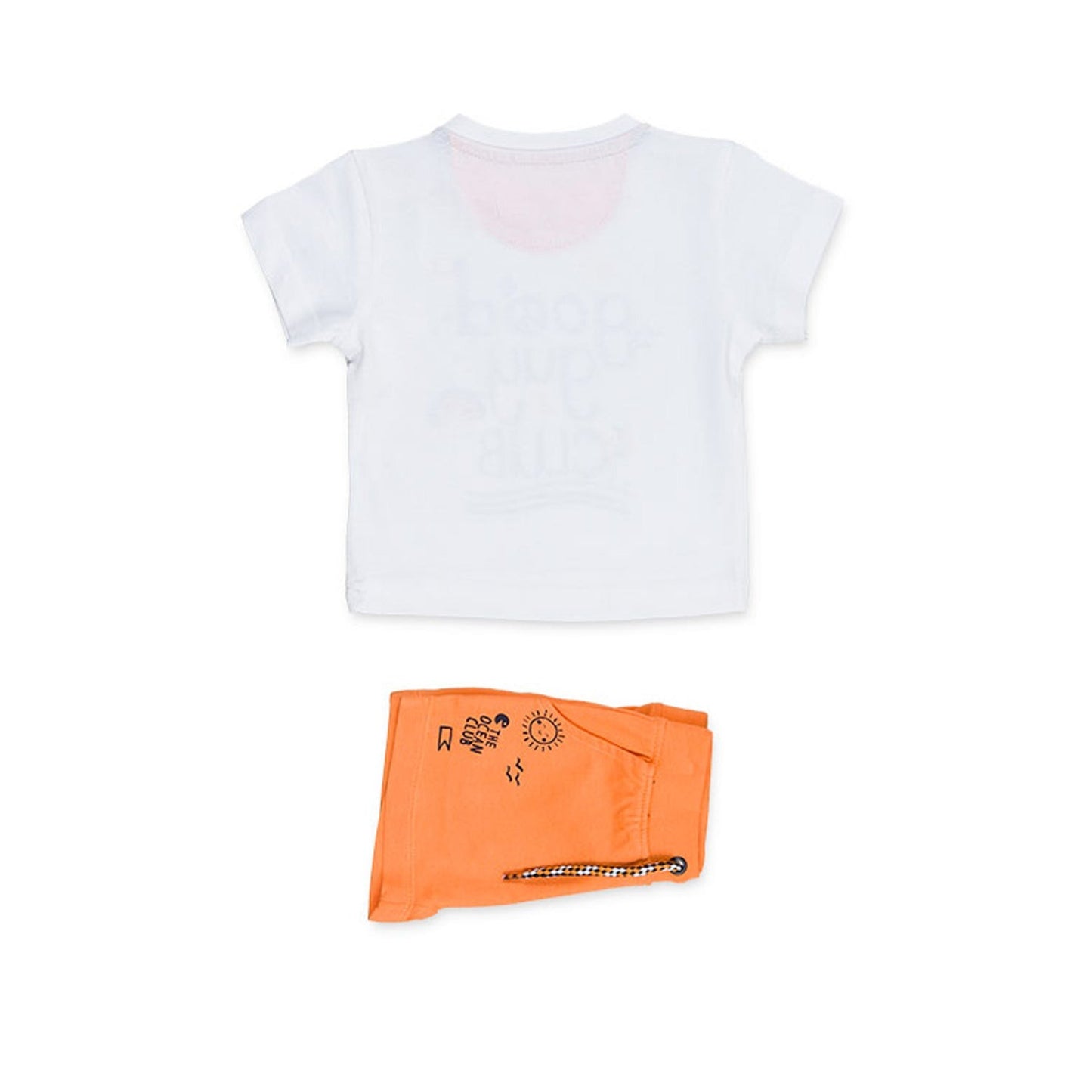 Losan - Completo Maglietta e Bermuda Arancioni Baby Bambino