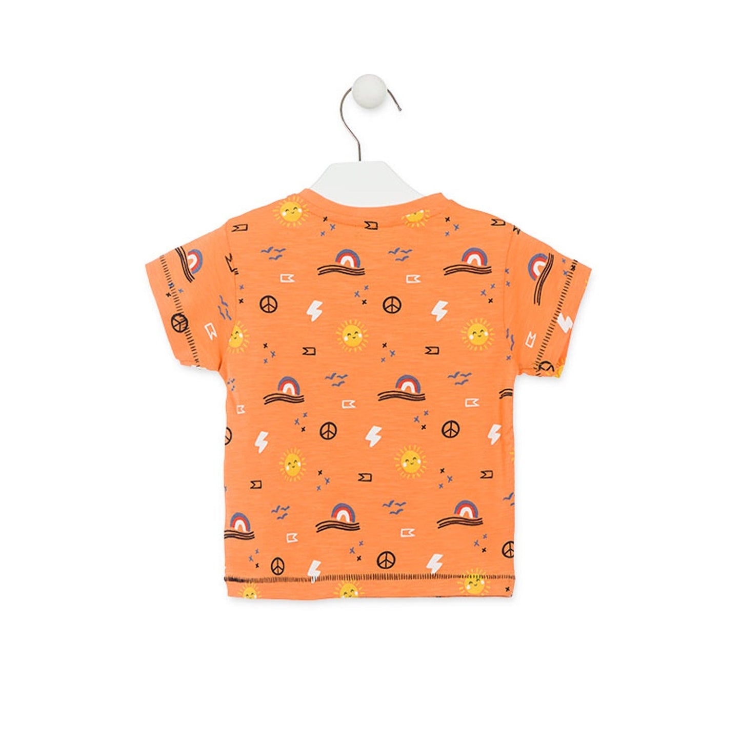 Losan - Maglietta Fantasia Arancione Baby Bambino