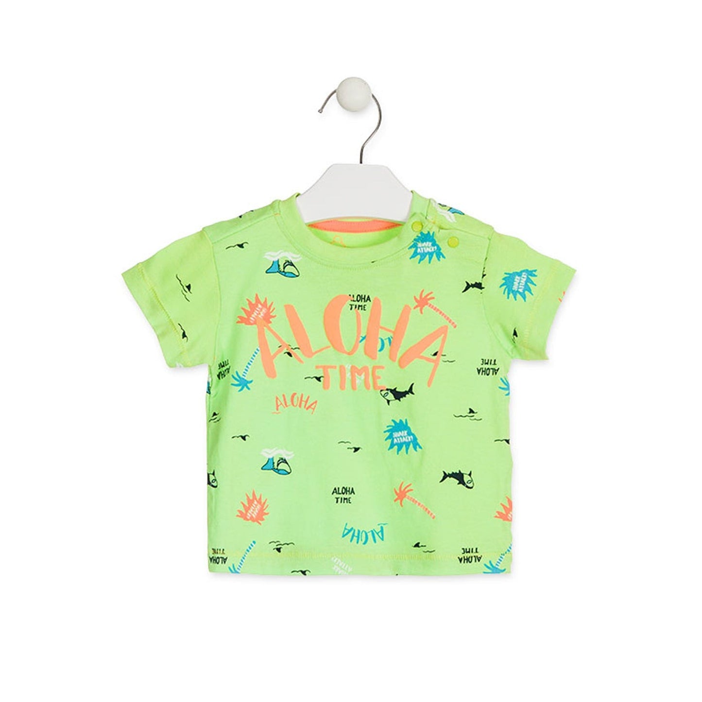 Losan - Maglietta Verde Fluo Baby Bambino