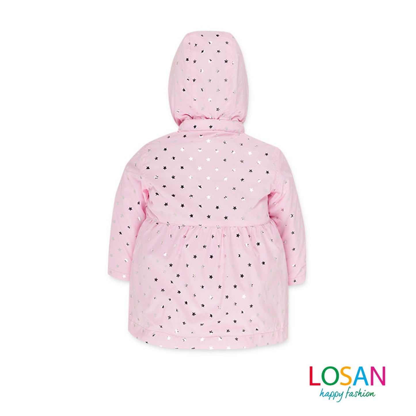 Losan - Parka Mezza Stagione a Stelle Baby Bambina