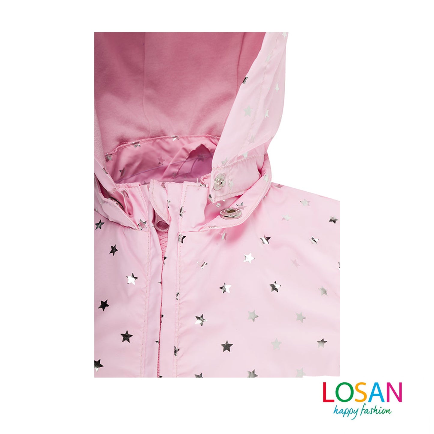 Losan - Parka Mezza Stagione a Stelle Baby Bambina