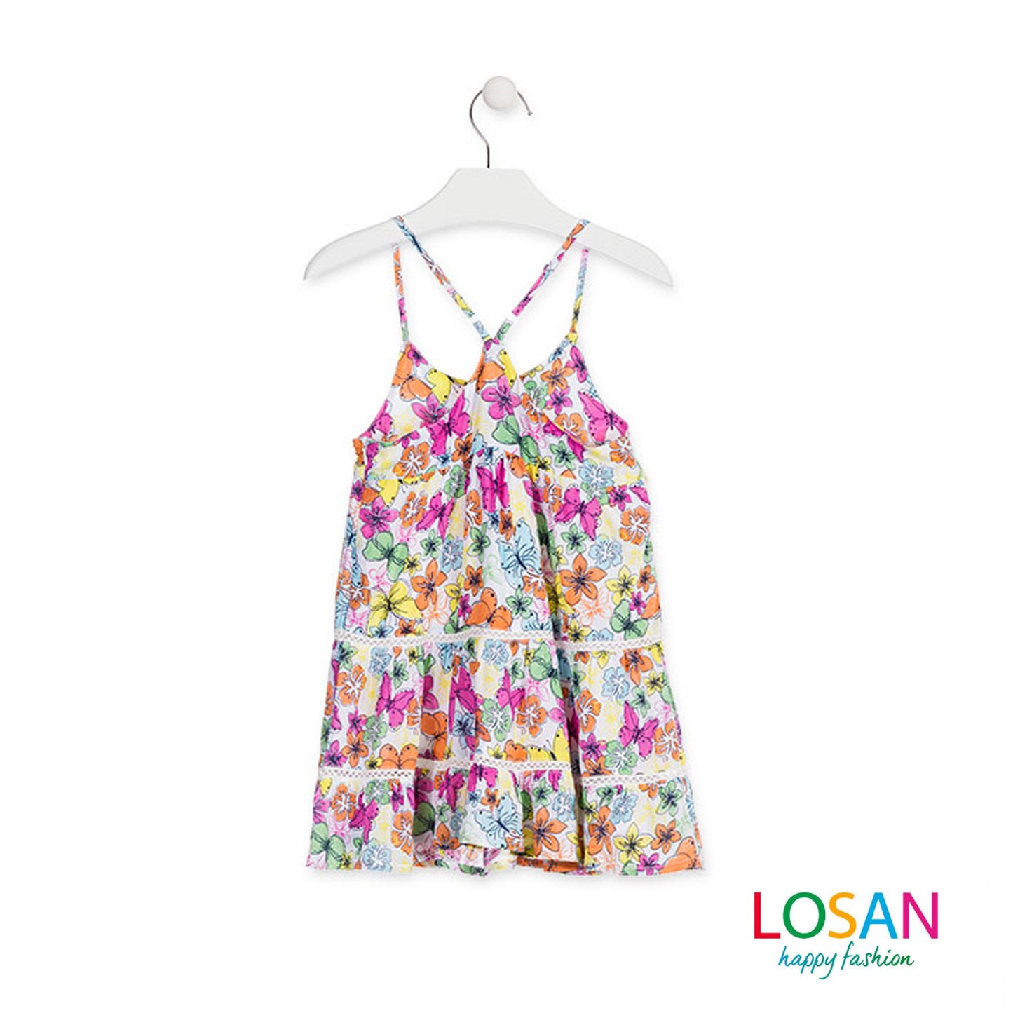 Losan - Vestito Fantasia Farfalle Bambina Junior