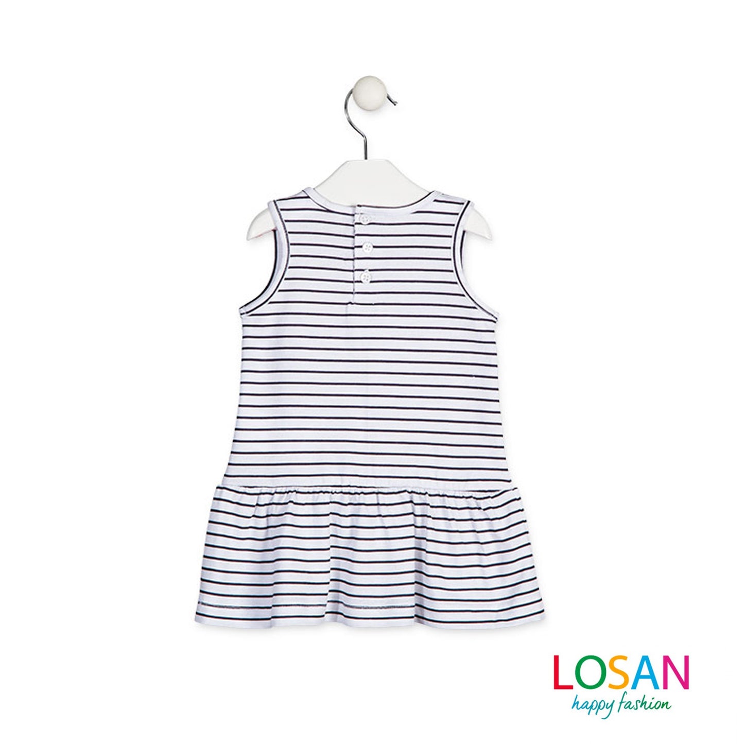 Losan - Vestito a Righe Stile Marinaro Baby Bambina