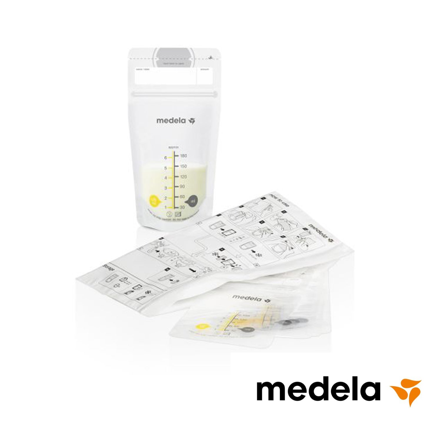 Medela -  Sacche per la Conservazione del Latte Materno Storage Bags 50pz