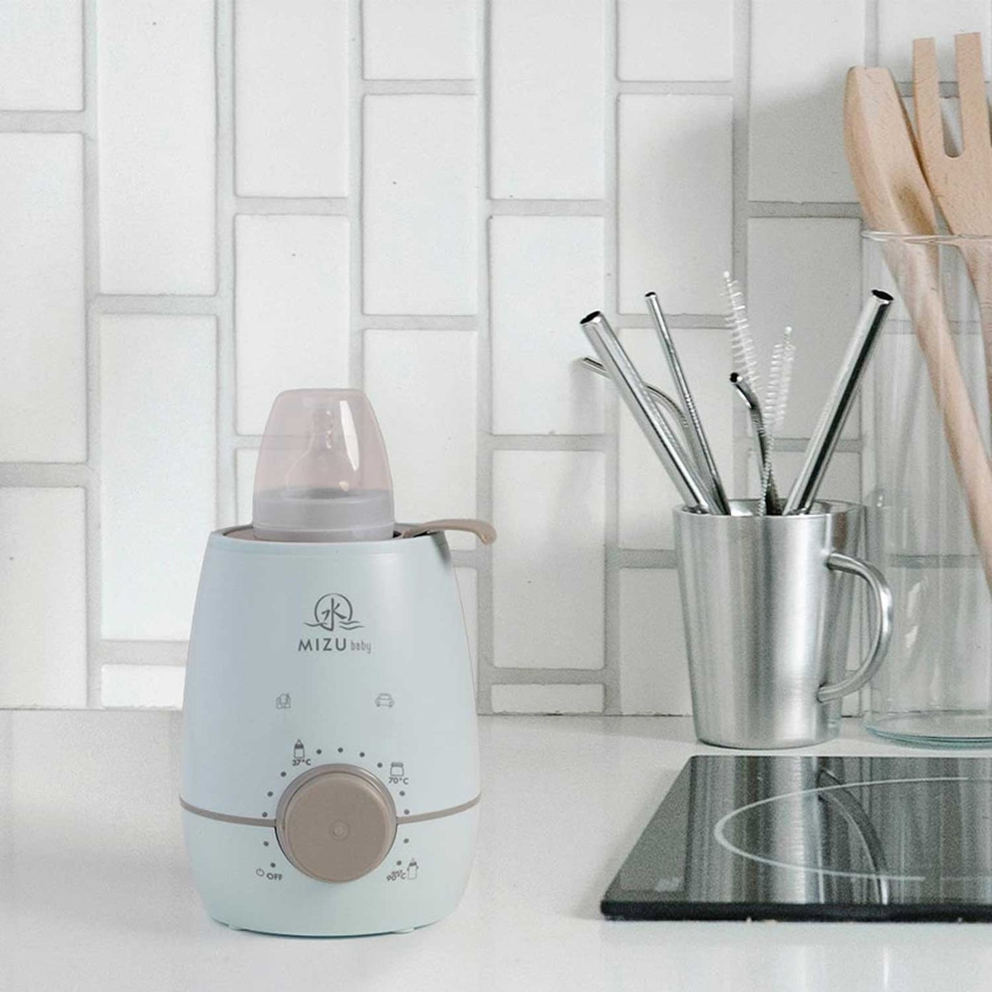 Mizu - Eiyo Bottle warmer at home and in the car