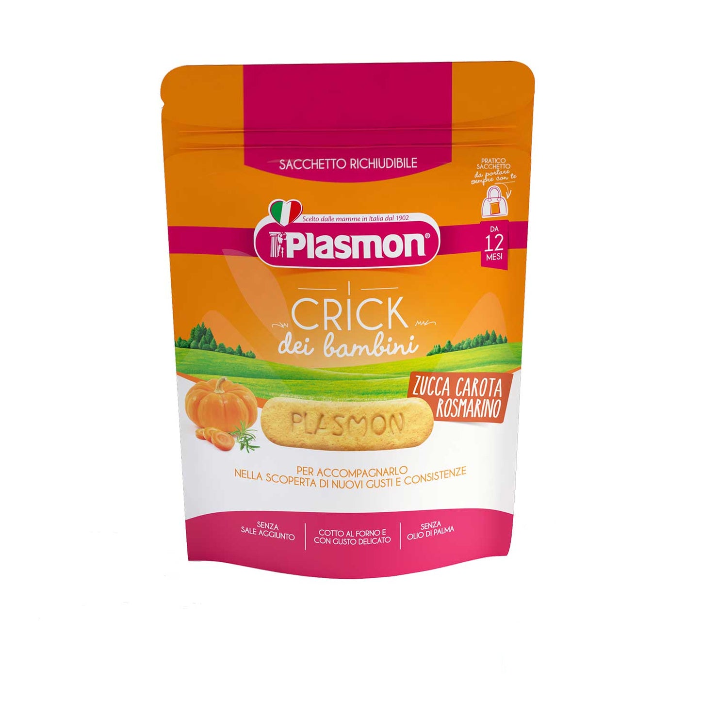 Plasmon Crick Zucca. Carota. Rosmarino 100gr