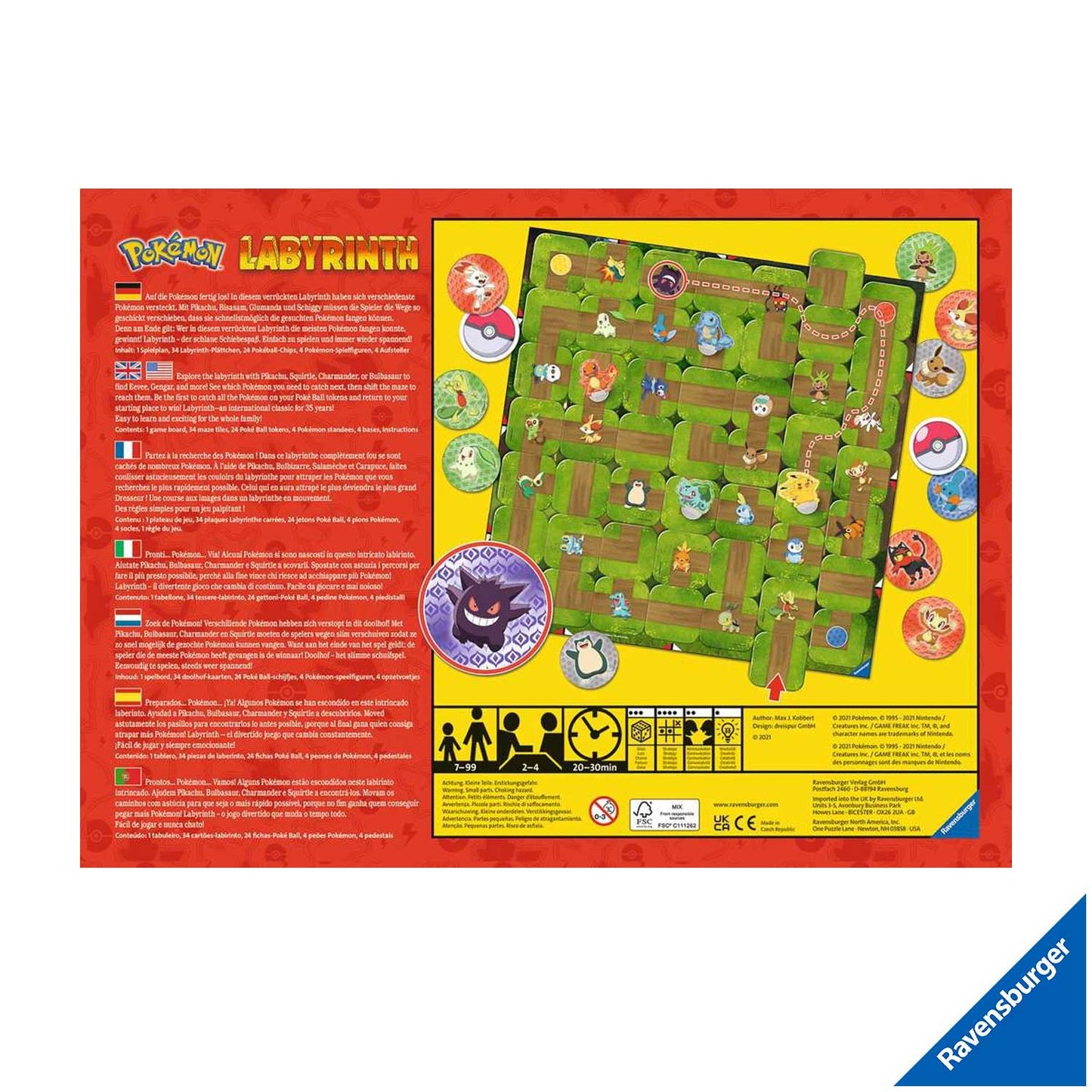 Ravensburger - Labirinto Pokemon