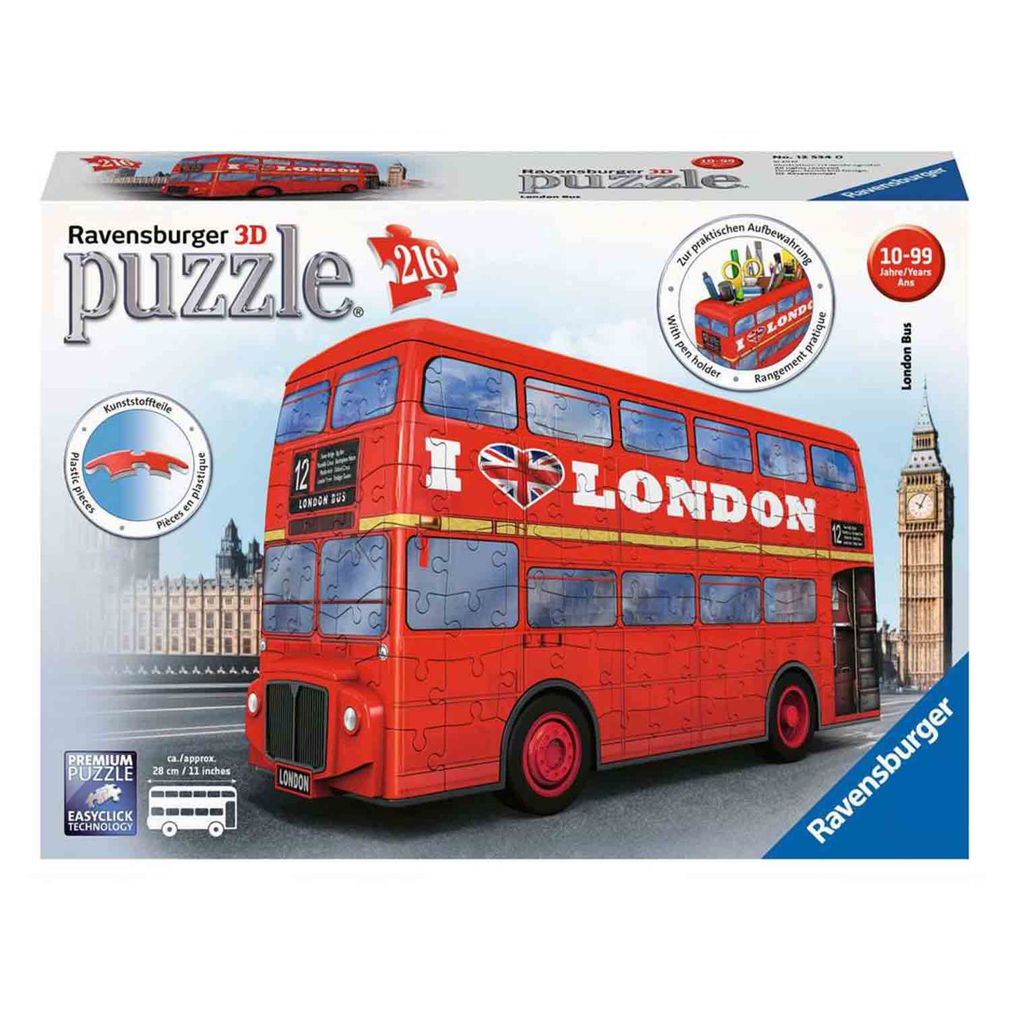 Ravensburger – 3D Puzzle 216 PZ. Simboli e Monumenti