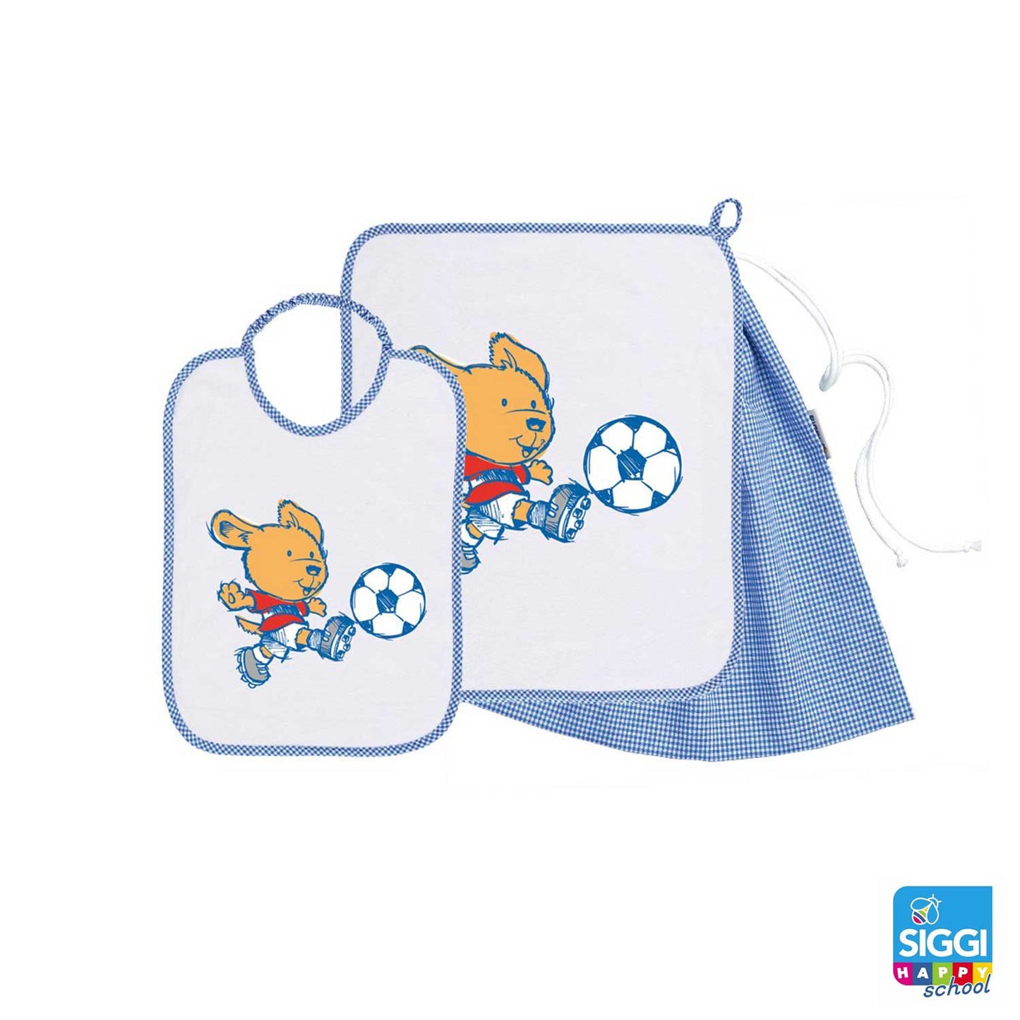 Siggi - Baby Kindergarten Set 3pcs Towel Bag Bib