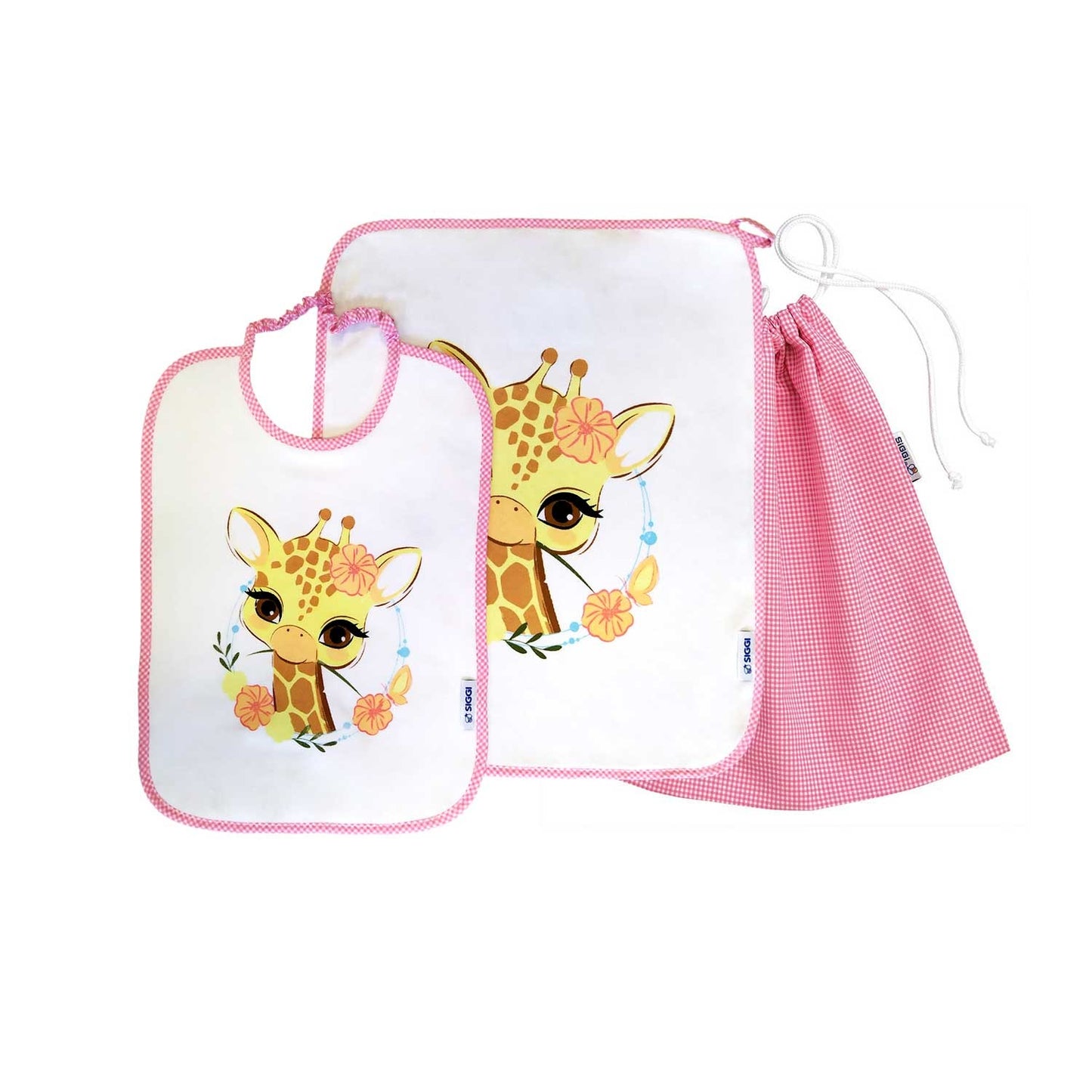 Siggi - Baby Kindergarten Set 3pcs Towel Bag Bib