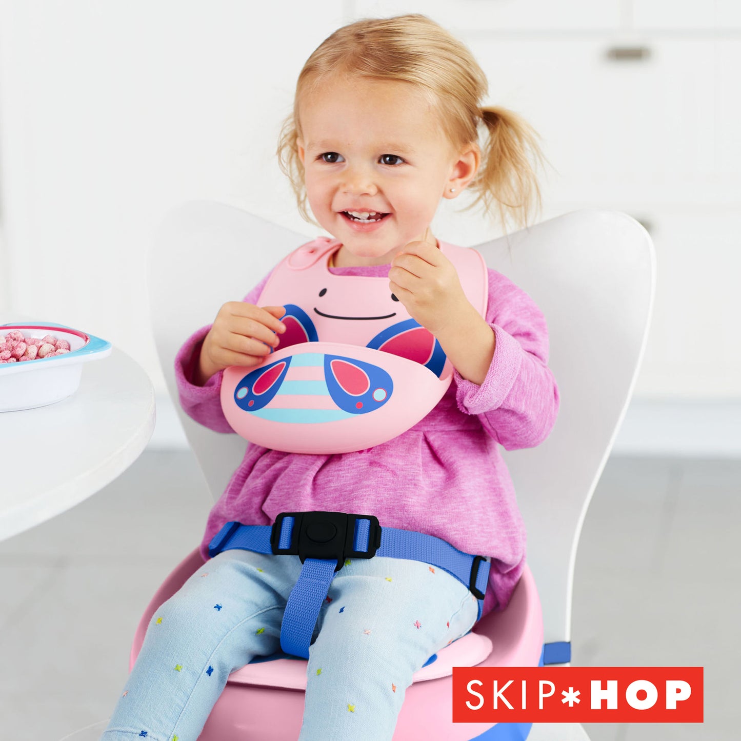 Skip Hop - Bavaglino in Silicone Zoo Fold & Go