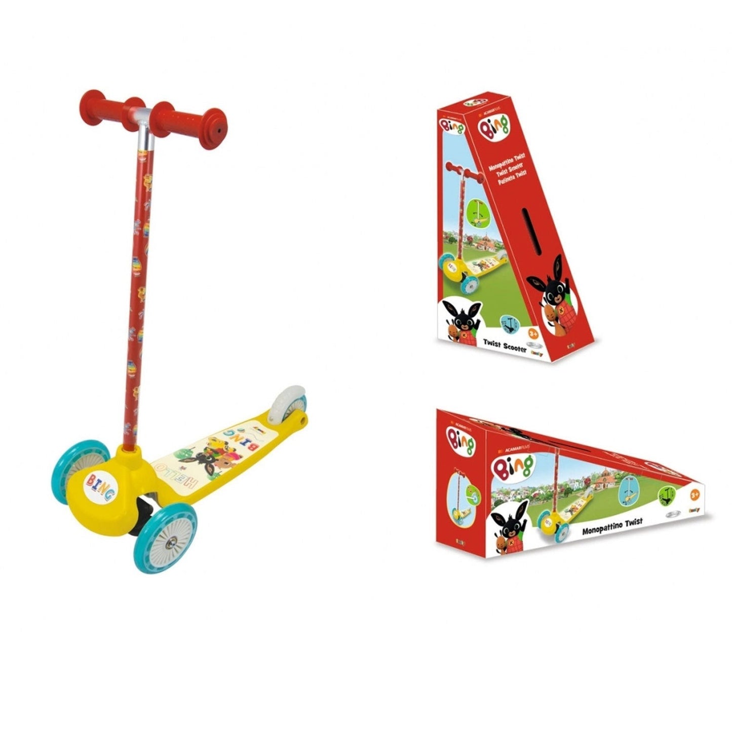 Smoby - Monopattino tre ruote twist Bing