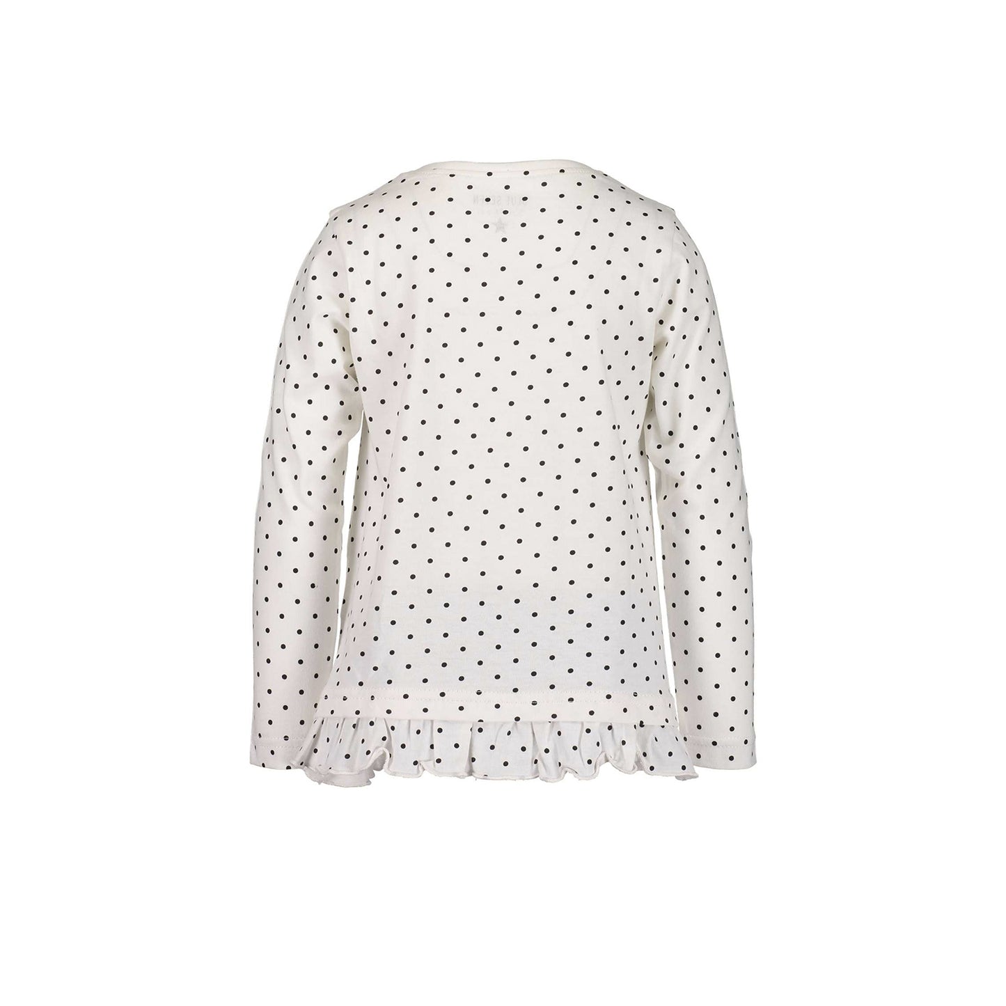 Blue Seven - Maglietta Bimba Maniche Lunghe Bianca