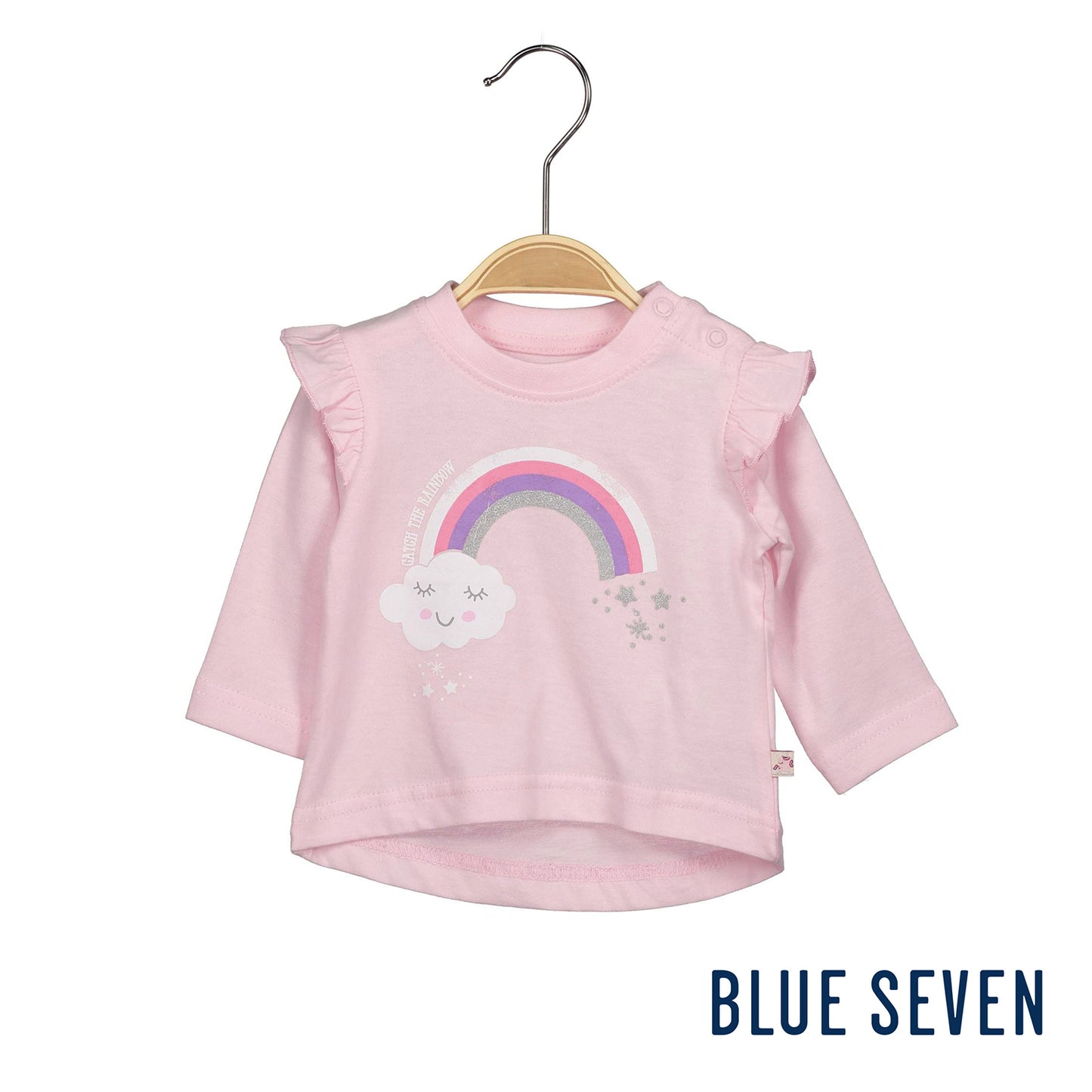 Blue Seven - Maglietta Maniche Lunghe Rosa Neonata ULTIMA TAGLIA 0-1 MESI