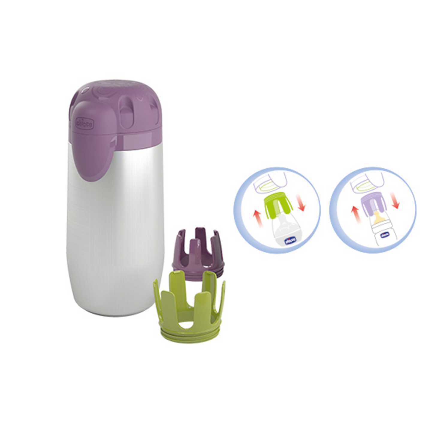 Chicco - Step up Family stainless steel bottle holder