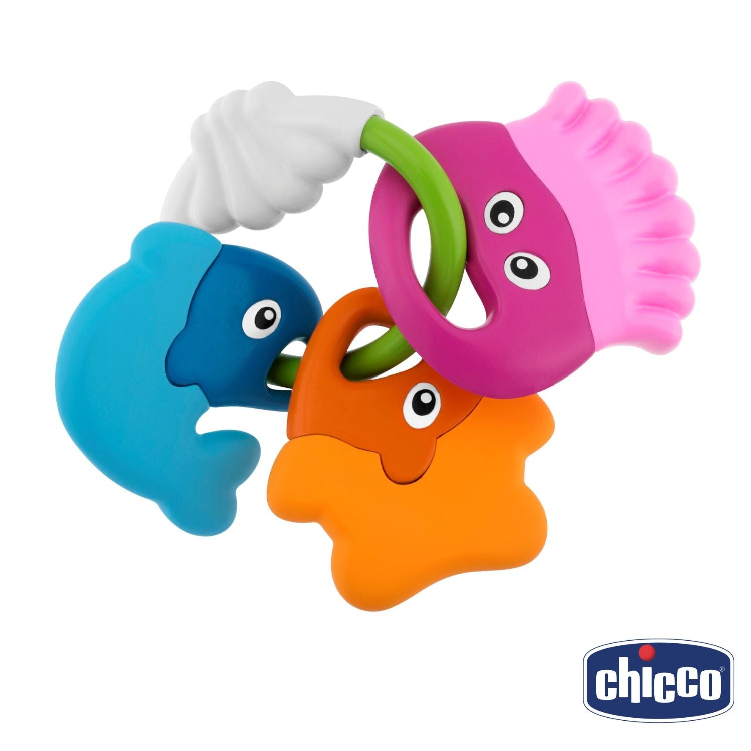 Chicco - Little Fish Rattle Teether – Iperbimbo