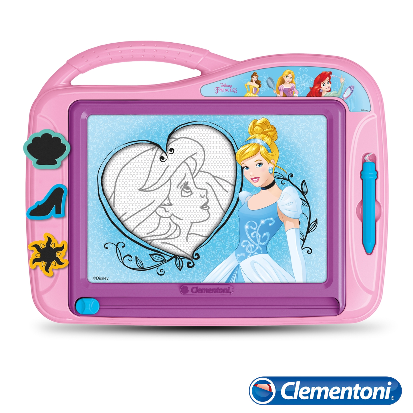 Clementoni - Magnetic Whiteboard Pen and Shapes