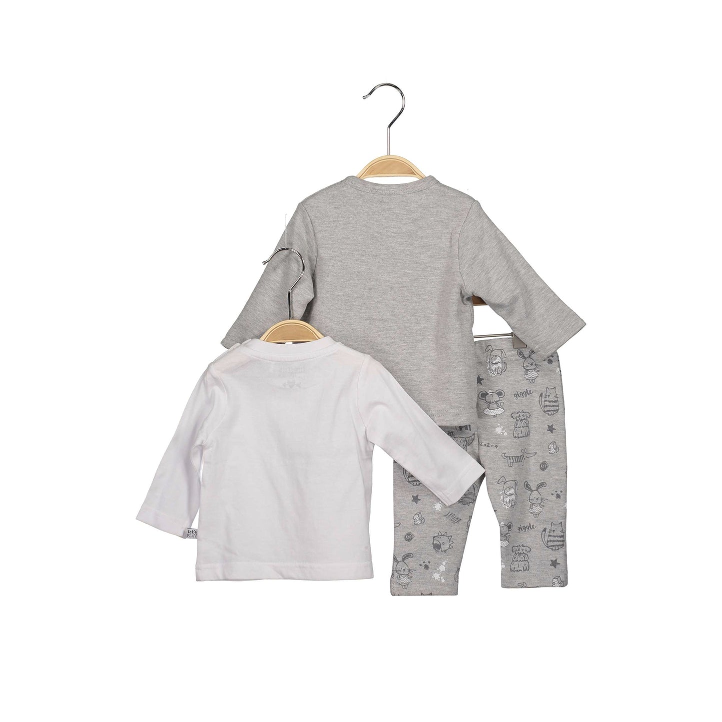 Blue Seven - Set 3 Pezzi  T-Shirt+ Pantaloni+ Felpa Neonata